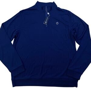 Simply Southern 1/4 zip golf pullover Men's size L NWT